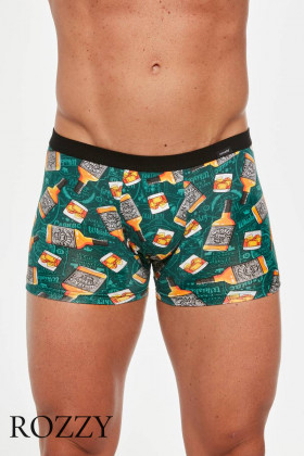 Трусы шорты мужские Cornette 280-6 зеленый/оранжевый