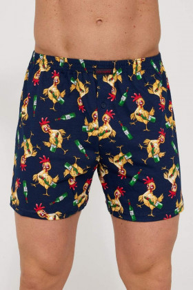Трусы боксеры мужские Cornette 001/011-16 темно-синий 186