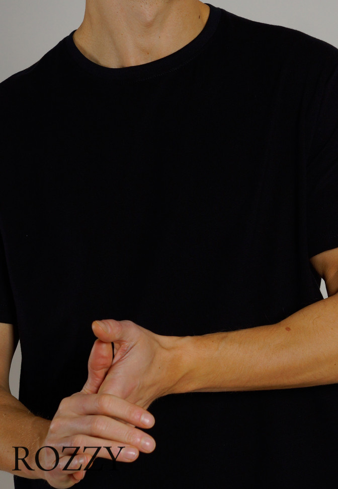 Футболка мужская Ceceba 001573/3XL-4XL черный (уп.2шт.)