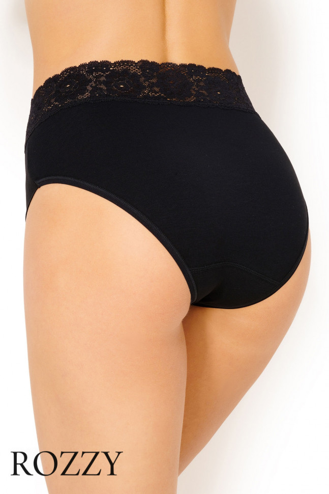 Трусы макси хлопковые Janira Dolce Cinture 31785 черный