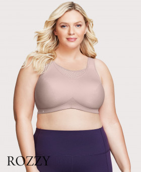 Бюстгальтер спортивный без косточек Glamorise GI1067 розовый загар