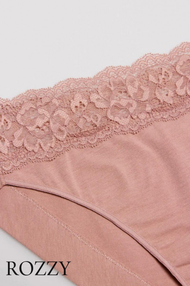 Трусы бикини хлопковые Ysabel Mora 19033 пыльная роза