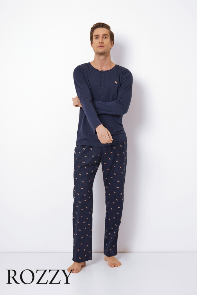 Пижама мужская Aruelle Ben Blue синий