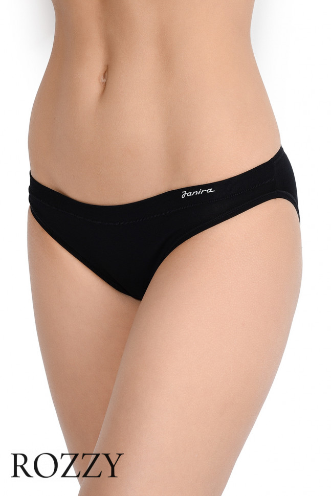 Трусы бикини хлопковые Janira 31638 черный (уп.2шт.)