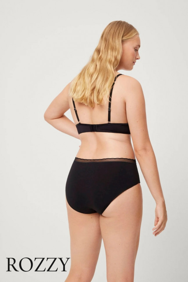 Трусы классика хлопковые Ysabel Mora 19536 черный