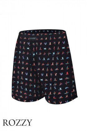 Трусы боксеры мужские Cornette 001/011-11 темно-синий