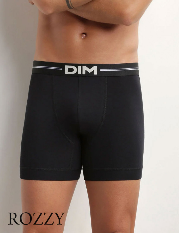 Трусы шорты мужские DIM 0DCE черный