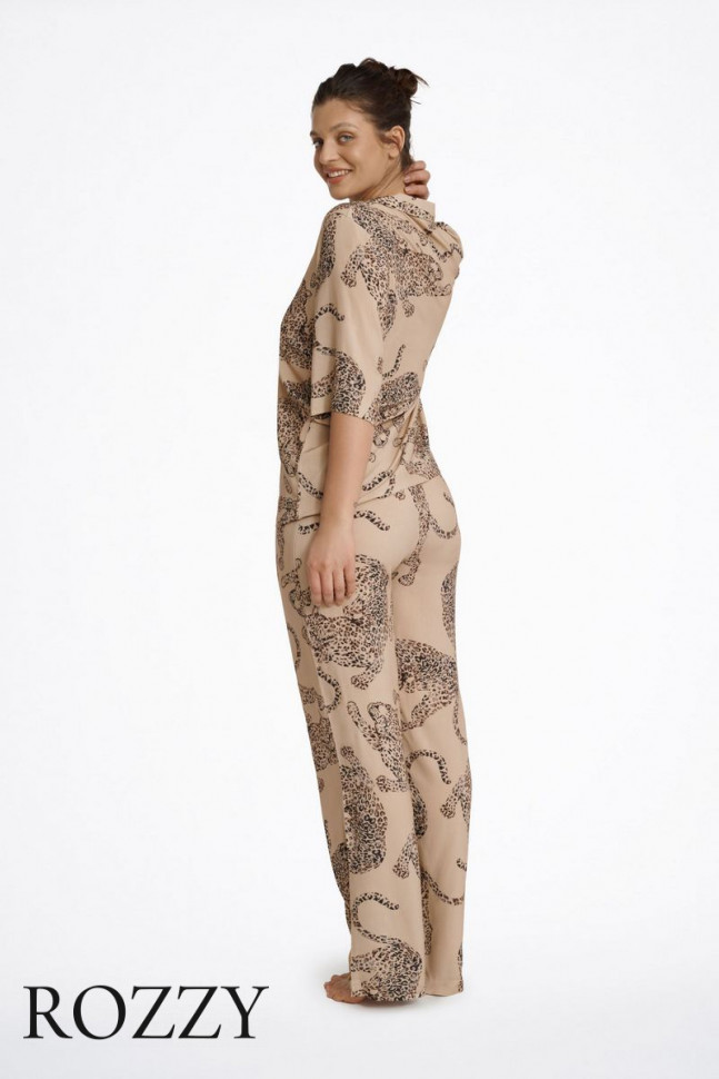 Пижама вискозная Esotiq Lovable 40626 бежевый