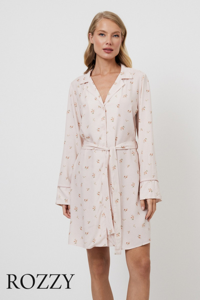 Сорочка вискозная Aruelle Freesia пудровый