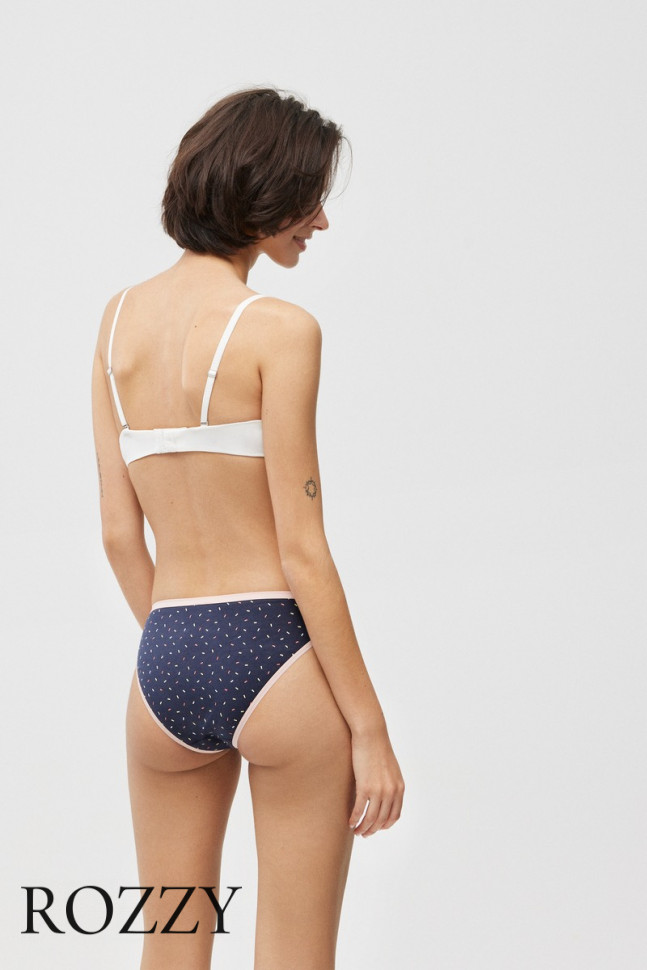 Трусы бикини хлопковые Ysabel Mora 19422 светло-розовый/синий (уп.2шт.)