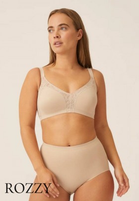 Бюстгальтер минимайзер без косточек Naturana 5390 бежевый К