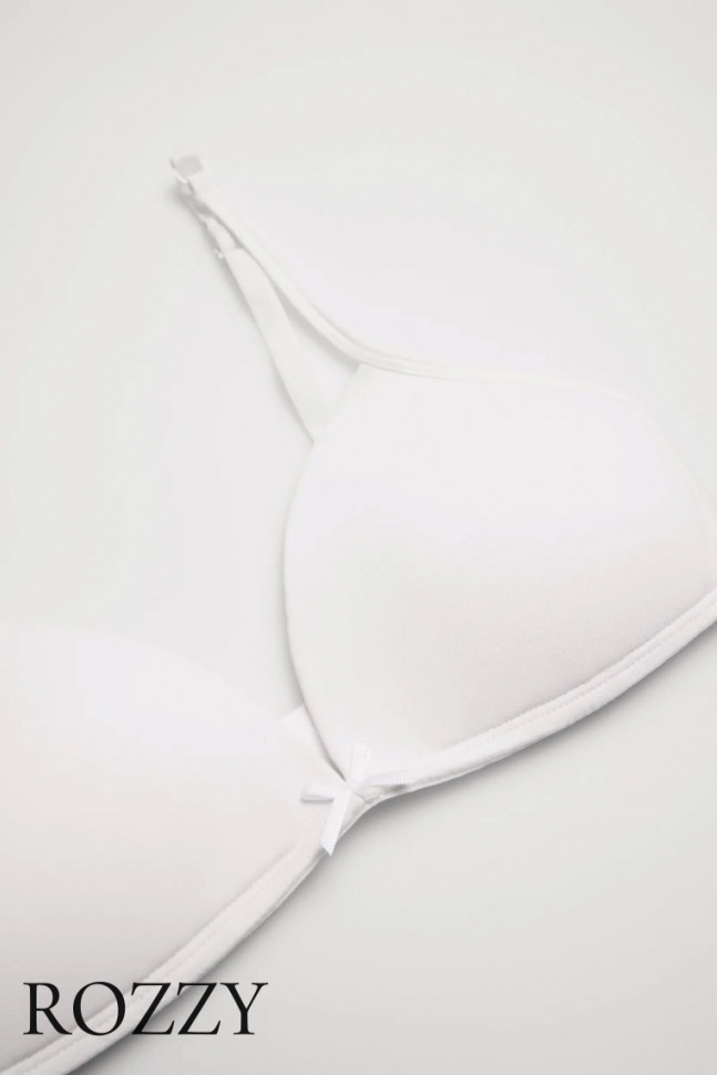 Бюстгальтер без косточек хлопковый Ysabel Mora 18802 белый