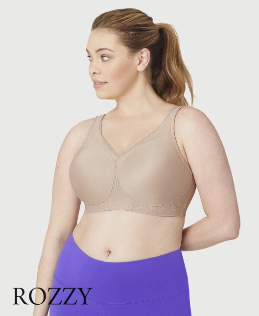 Бюстгальтер спортивный без косточек Glamorise GI1006 кофе