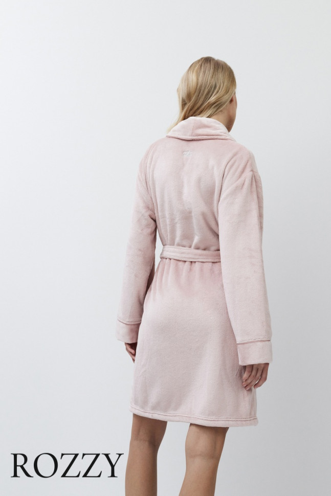 Халат флисовый Aruelle Eva Rose Pink светло-розовый
