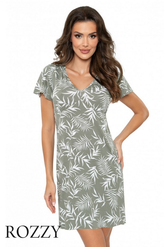 Сорочка вискозная Donna Paloma оливковый