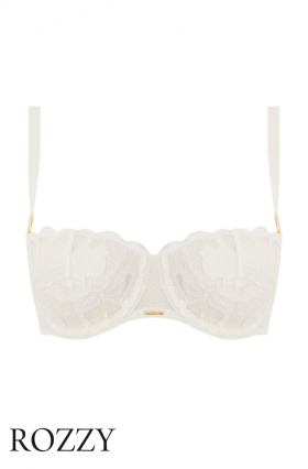 Бюстгальтер балконет Chantelle Fleurs Signature C12Q50 белый