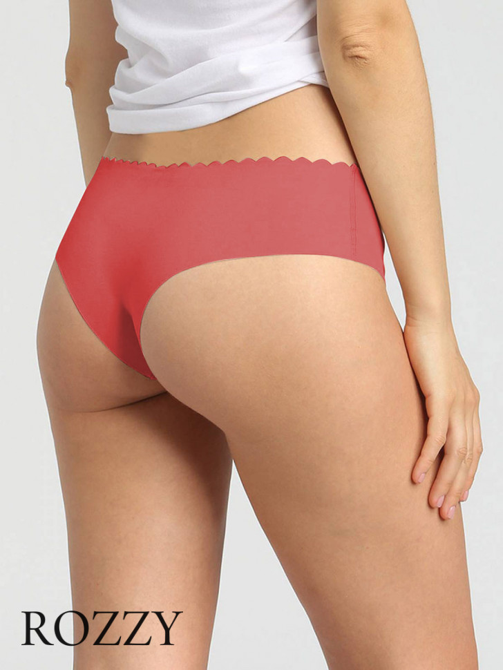 Трусы бразильяна обрезные хлопковые DIM Body Touch 05DR розовый/глина (уп.2шт.)