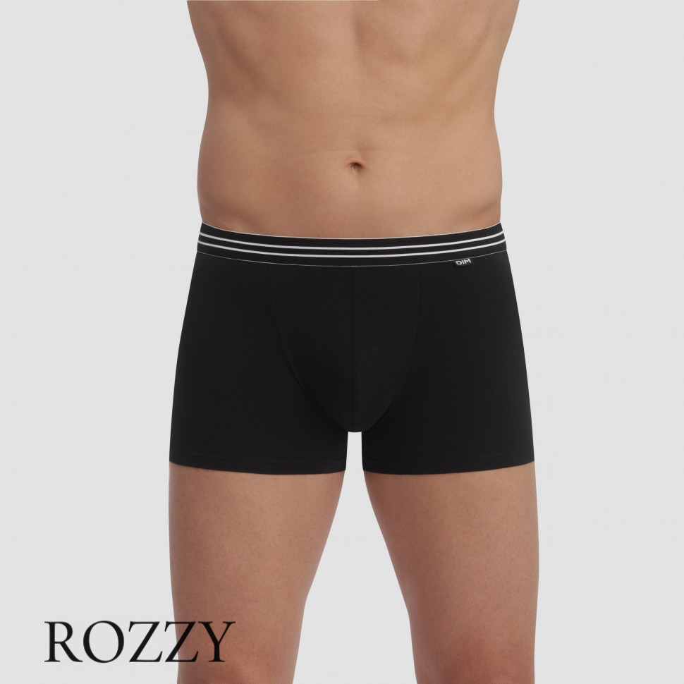 Трусы шорты мужские DIM 6578/3 голубой/синий/черный (уп.3шт.)