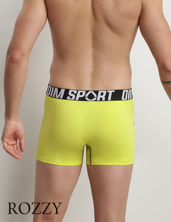 Трусы шорты мужские DIM 08EX серый/синий/зеленый (уп.3шт.)