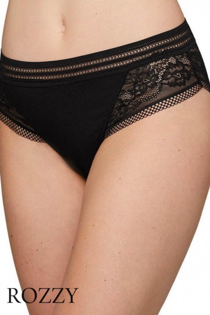 Трусы слипы хлопковые Ysabel Mora 19252 черный