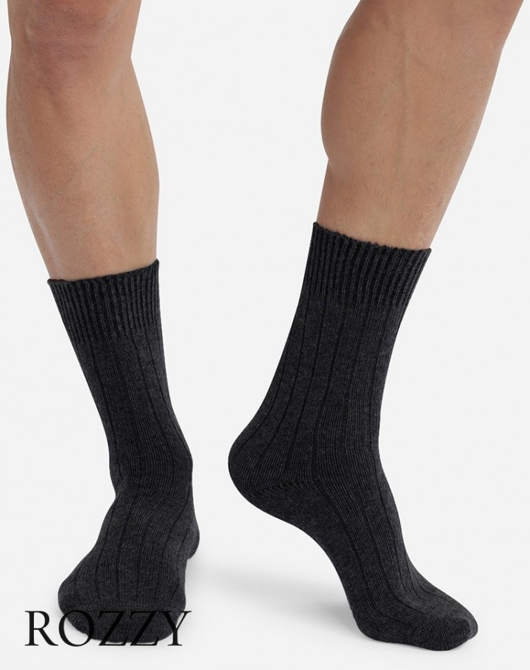 Носки мужские шерстяные DIM 019V черный