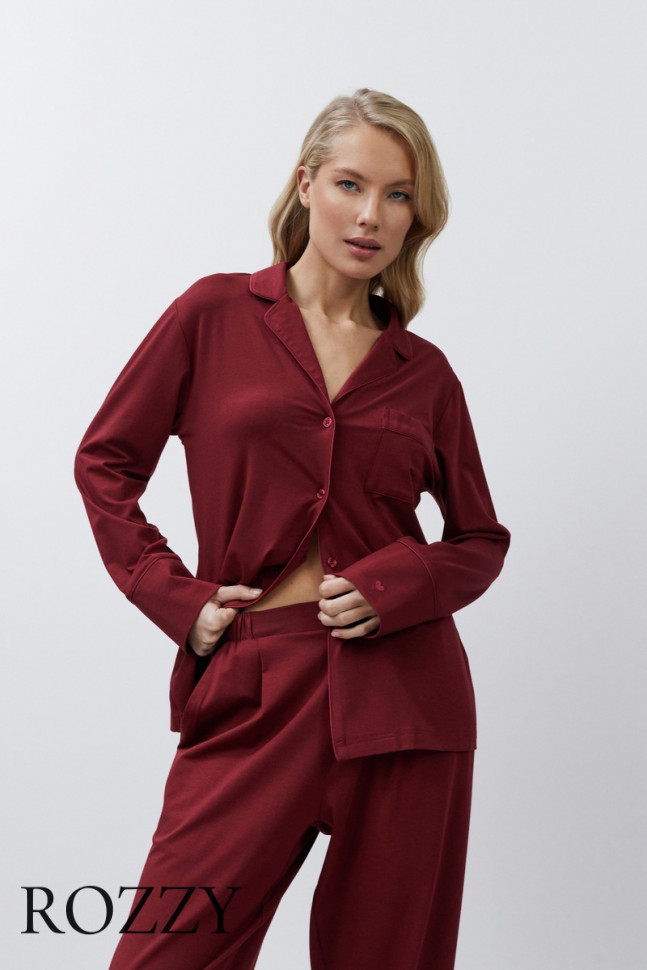 Пижама Aruelle Cadance Burgundy бургундское вино