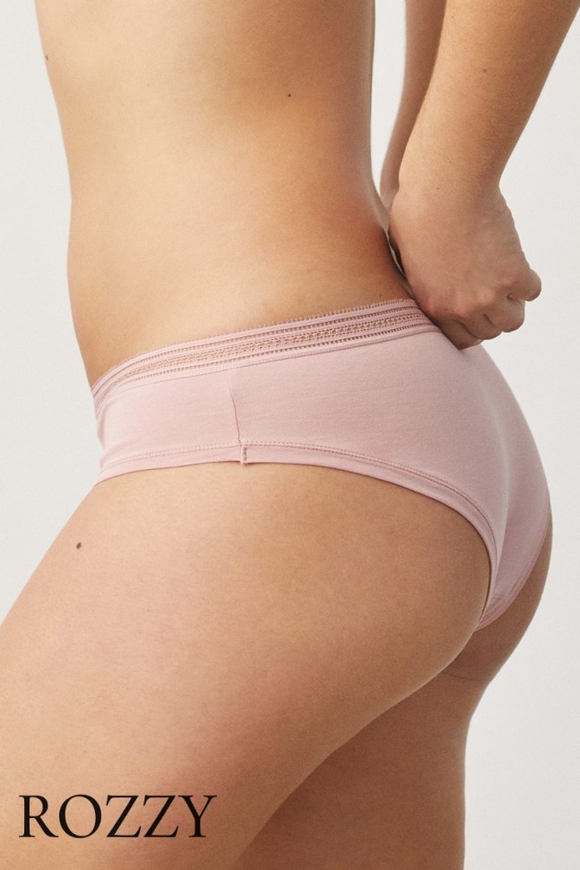 Трусы хипстеры хлопковые Ysabel Mora 19311 пудровый