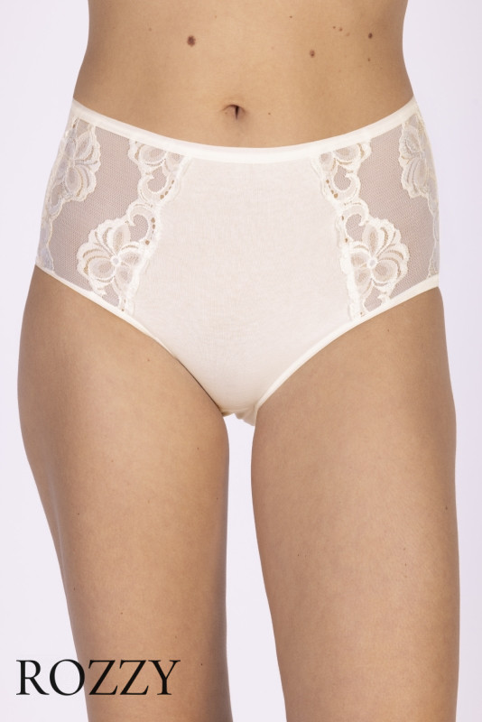 Трусы макси хлопковые Nina Von C Slipboutique 40160880 ванильный