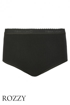 Трусы макси хлопковые Nina Von C Slipboutique 70160113 черный