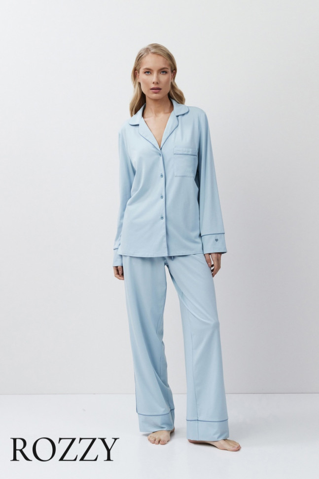 Пижама Aruelle Brea светло-голубой