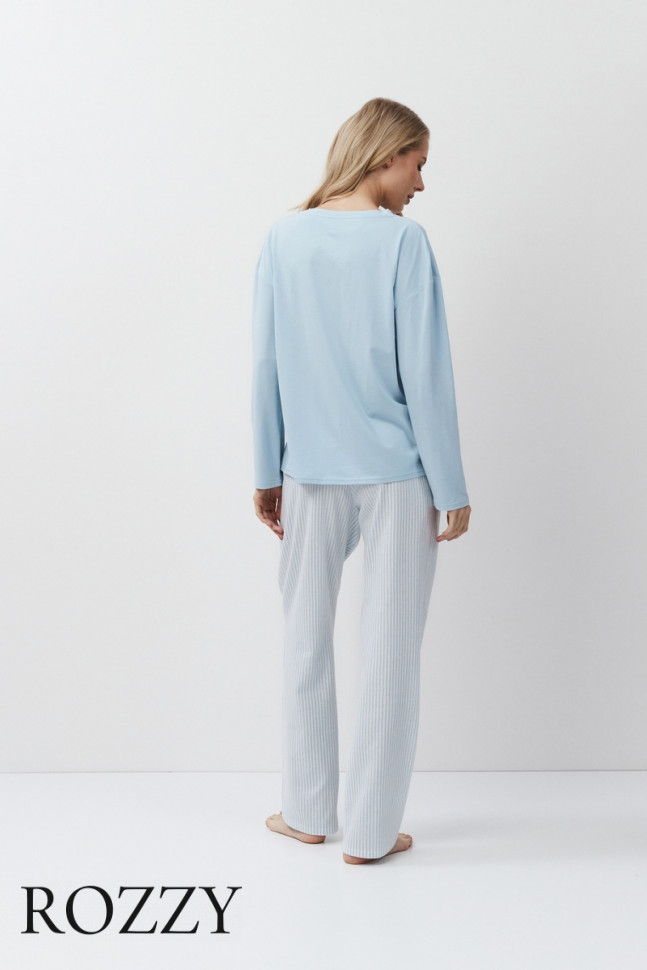Пижама Aruelle Bonnie светло-голубой