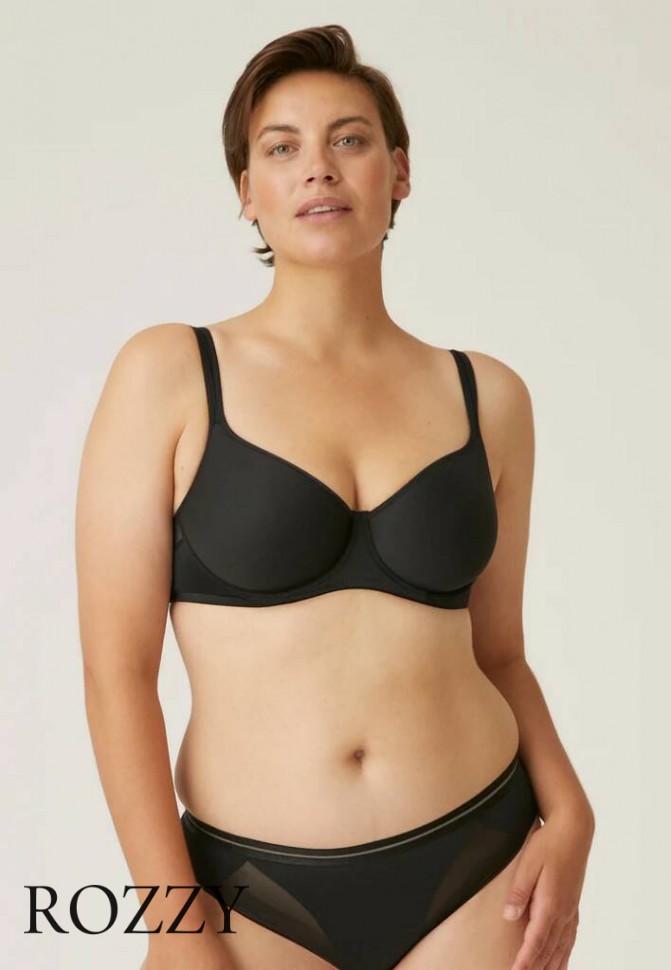 Бюстгальтер спейсер Naturana The Monday 7757 черный К  