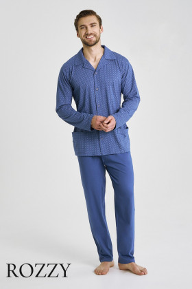 Пижама мужская Taro Derek 3483/3484/3485 джинсовый